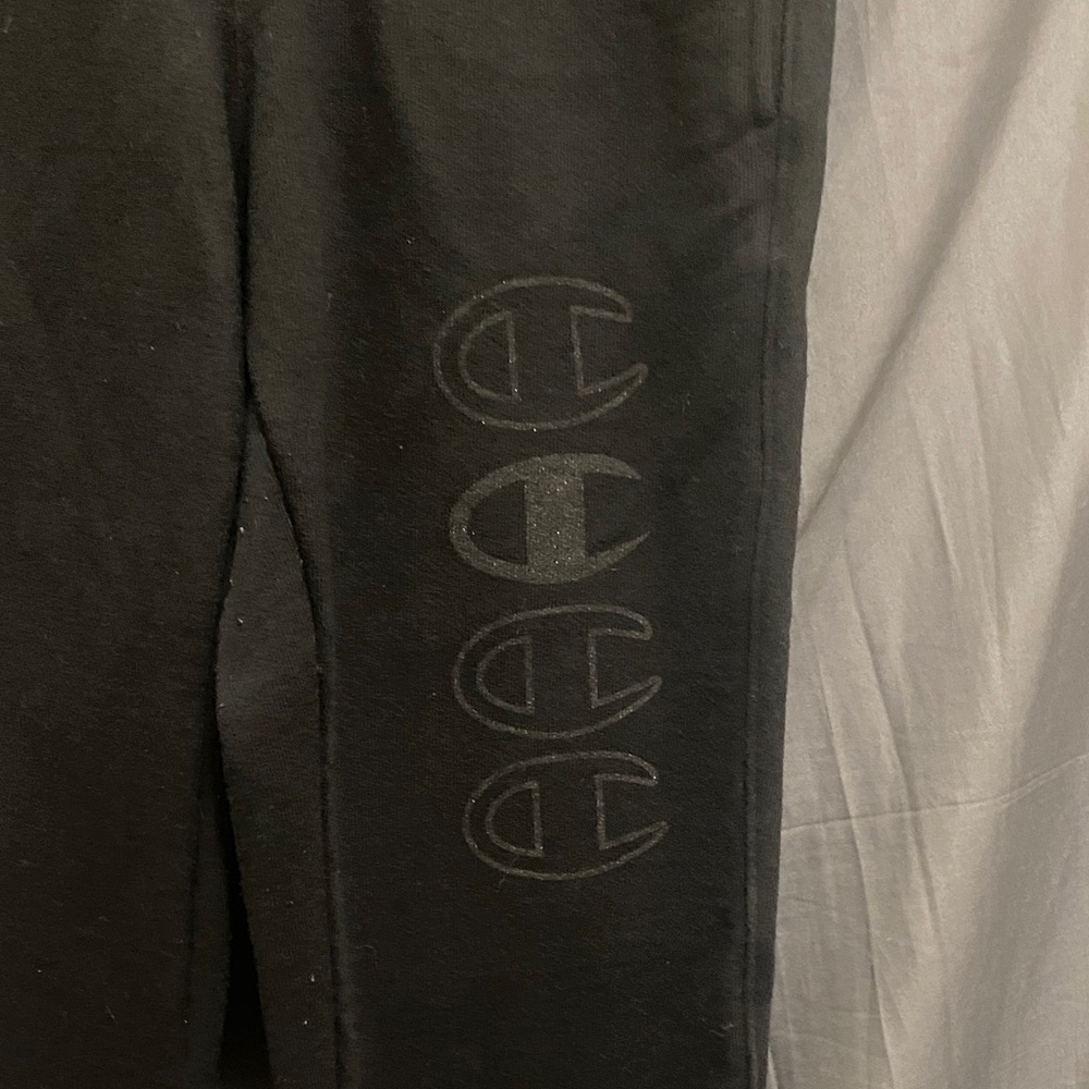 Champion Black Jogger Pants size xtra small - Picture 3 of 16